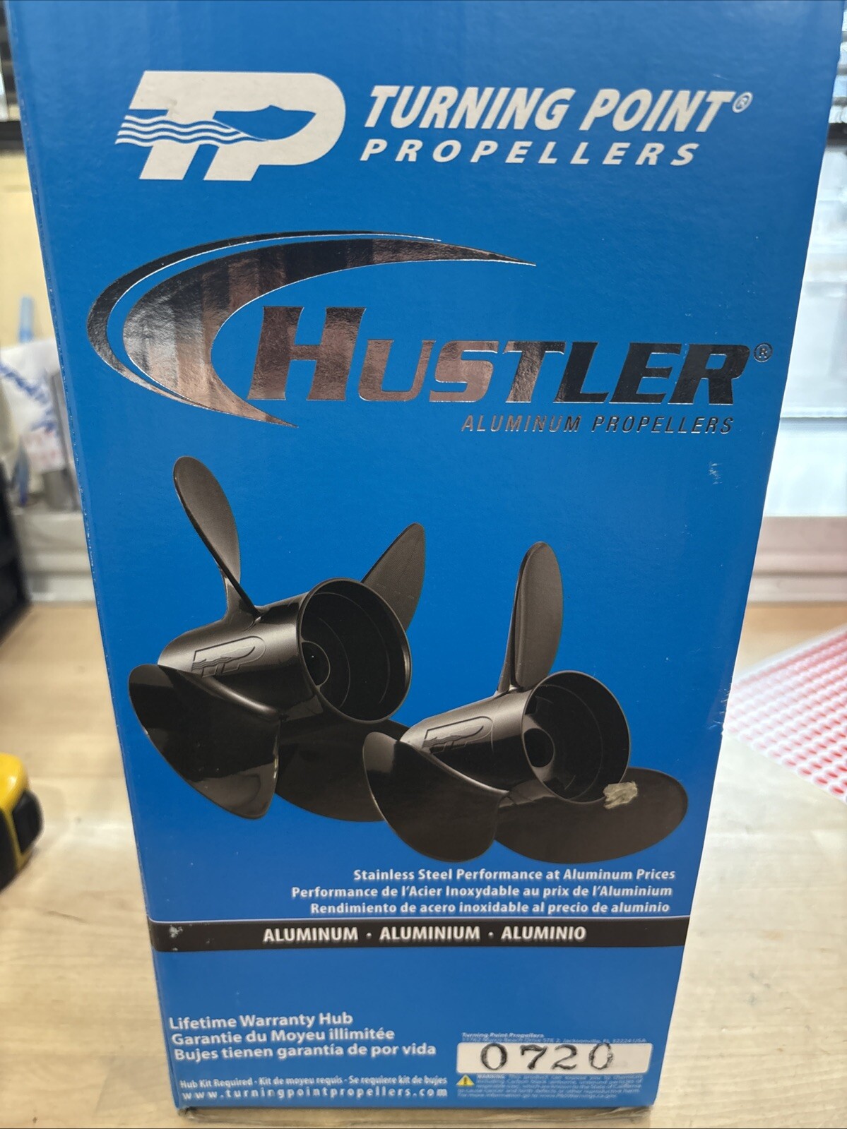 Turning Point Hustler Aluminum RH Propeller 14 x 21 4-Blade #21502131 - Image 3