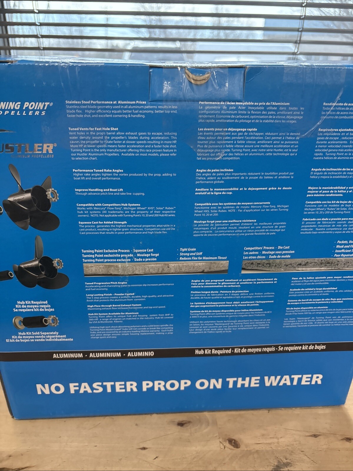 Turning Point Hustler Aluminum RH Propeller 14 x 21 4-Blade #21502131 - Image 4