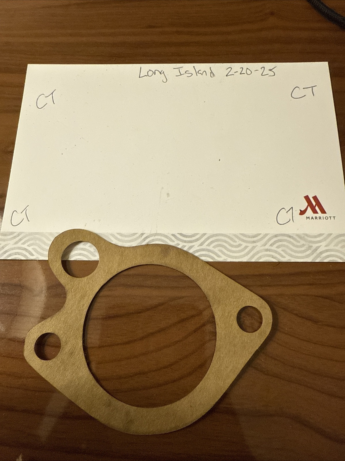 United Delco H-13A Ford Mercury V8 1963-1968 Water Outlet Gasket - Image 3