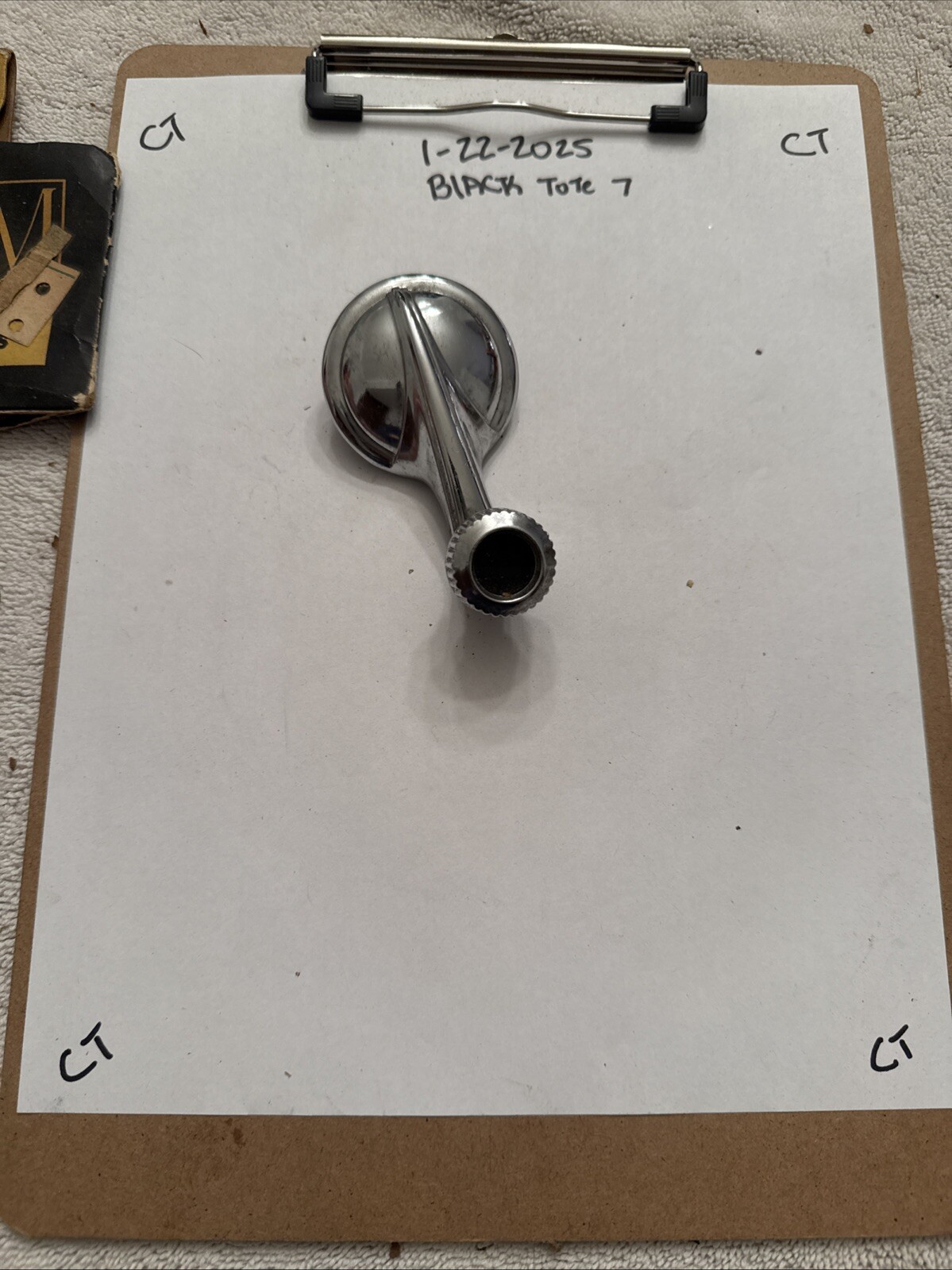 VINTAGE VENT WINDOW CRANK OEM 163694 NICE!