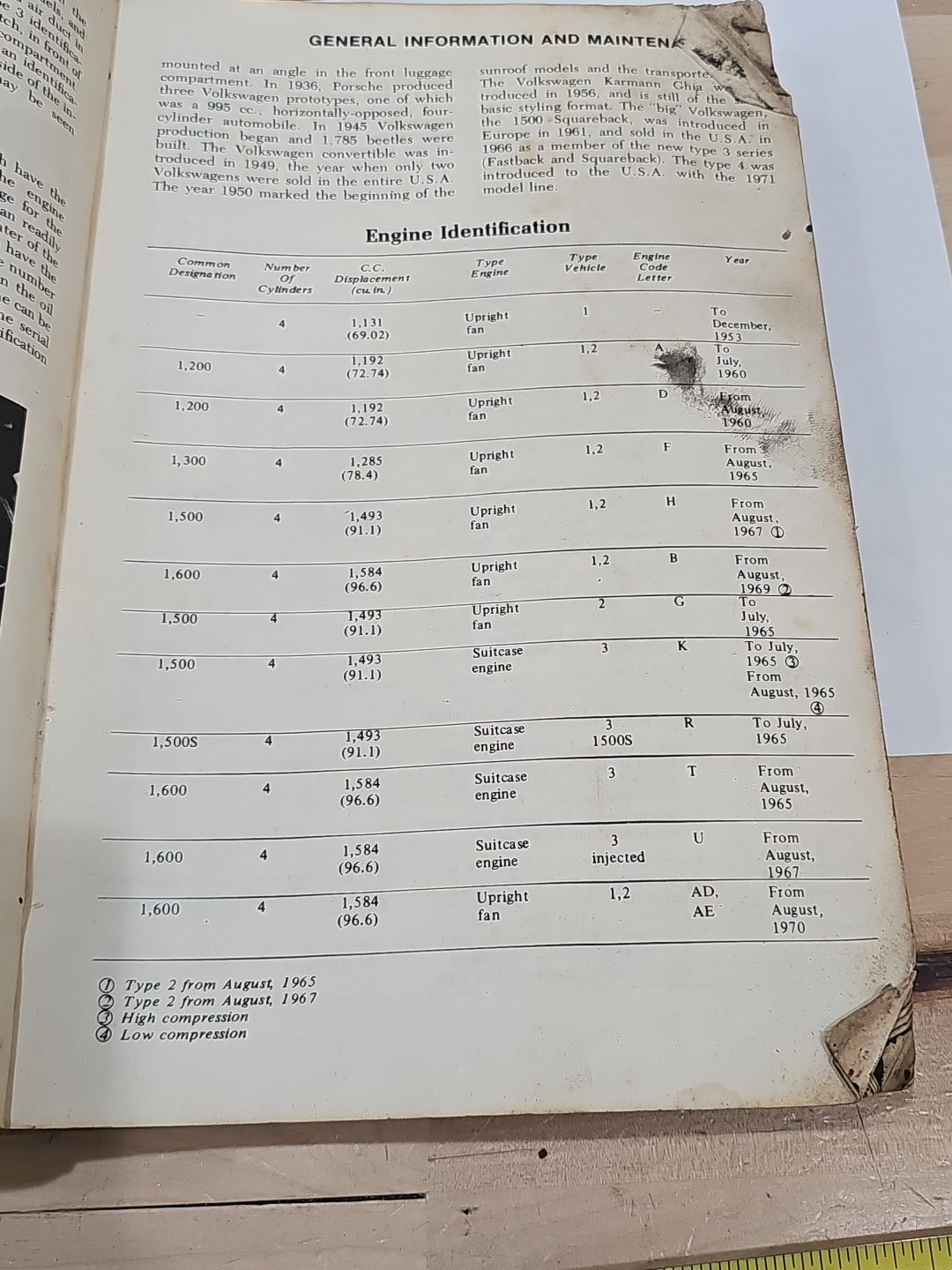 VW Service / Repair Manual Vintage VWs See Photos For Specifics Missing Cover - Image 5