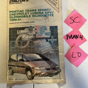 Vintage Chilton Repair Manual 1990-91 Pontiac/Chevrolet/Oldsmobile