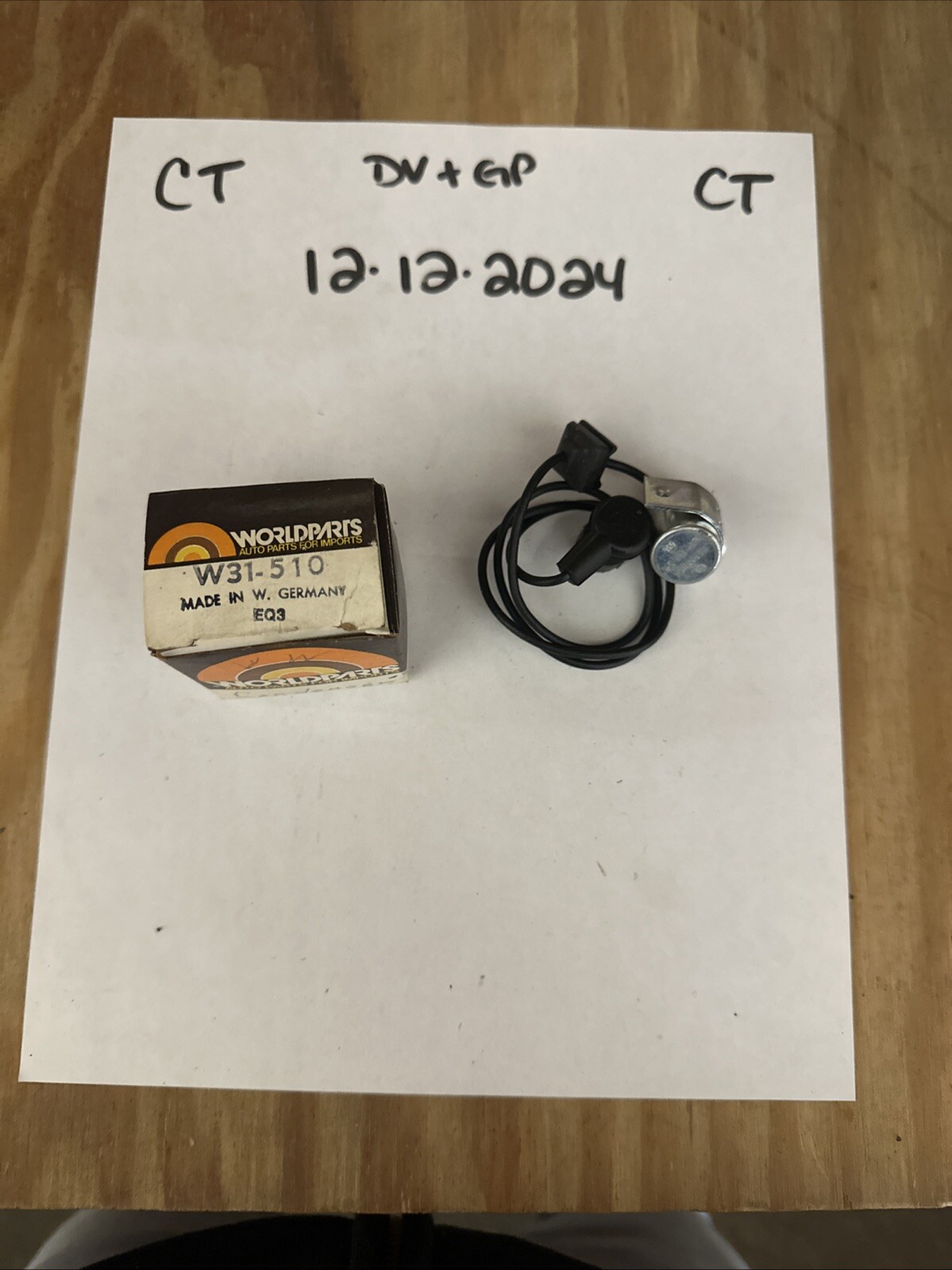 W31-510 Ignition Condenser World Parts