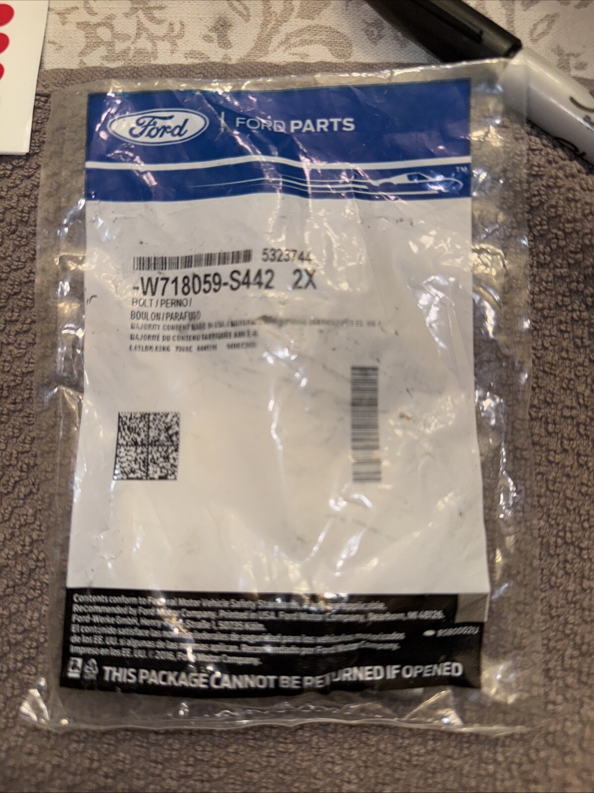 W718059S442 - BOLT - Ford 2 Pack