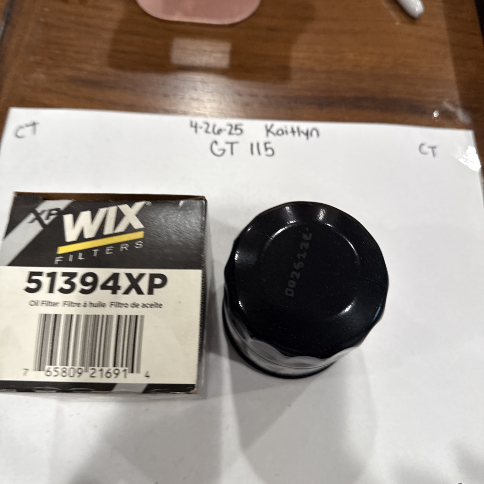 WIX 51394XP Engine Oil Filter
