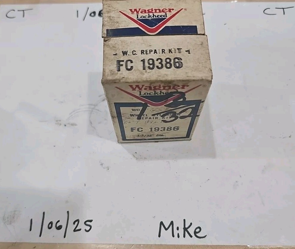 Wagner Lockheed Hydraulic Brake Part W.C. Repair Kit FC 19386