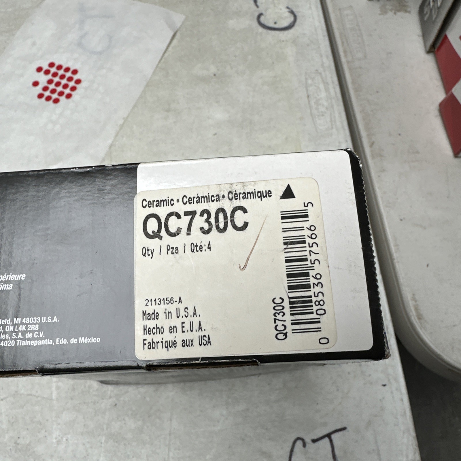 Wagner Thermo Quiet NAO Ceramic Brake Pads QC730C - Image 3