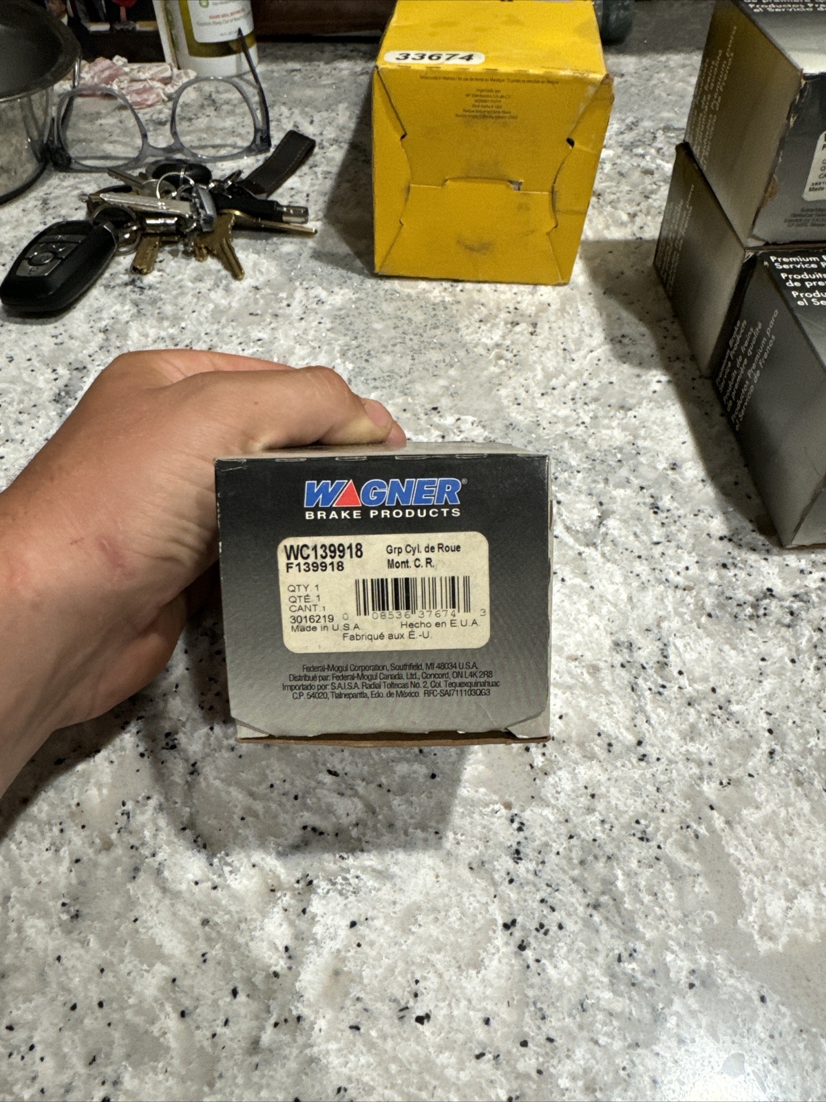 Wagner WC139918 Rr Wheel Brake Cylinder