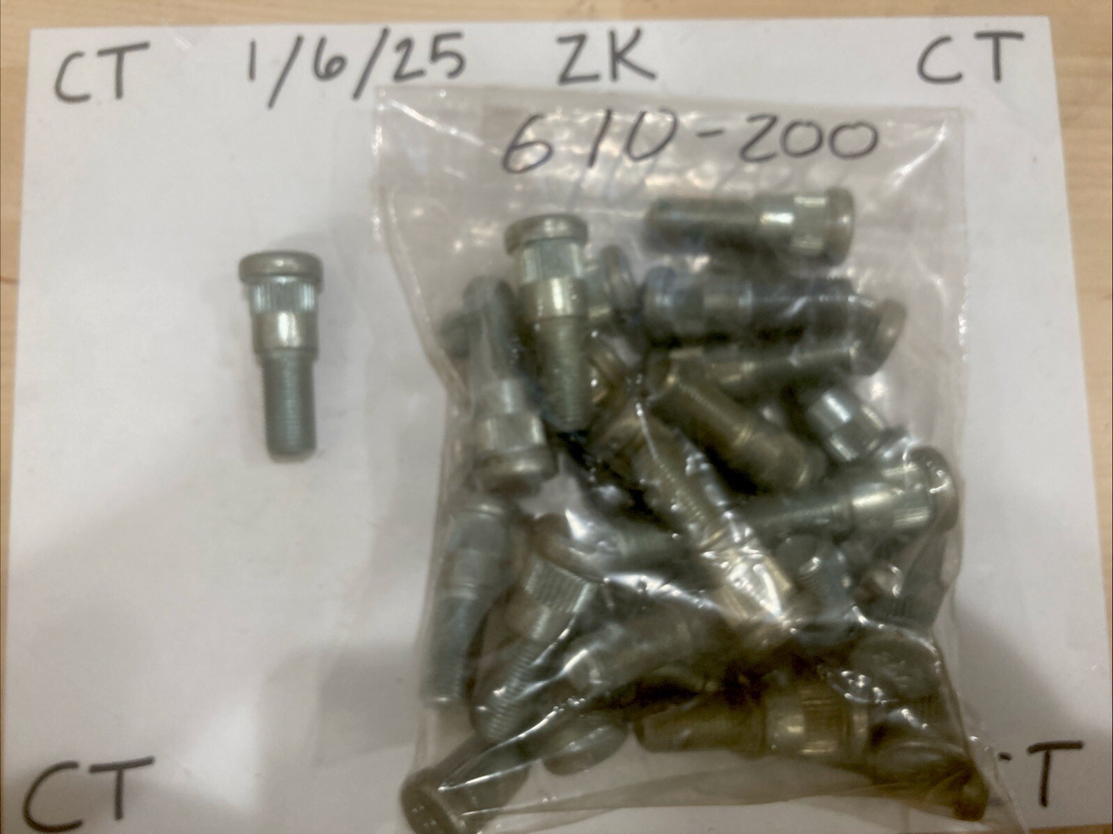 Wheel Lug Stud- Dorman 610-200 (SOLD INDIVIDUALLY)