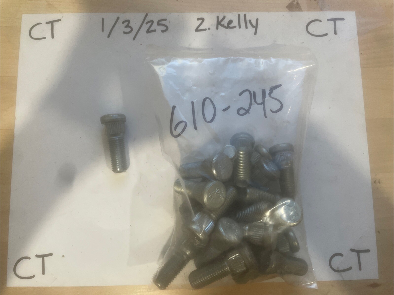 Wheel Lug Stud Dorman 610-245 fits 69-80 Toyota Land Cruiser (SOLD INDIVIDUALLY)