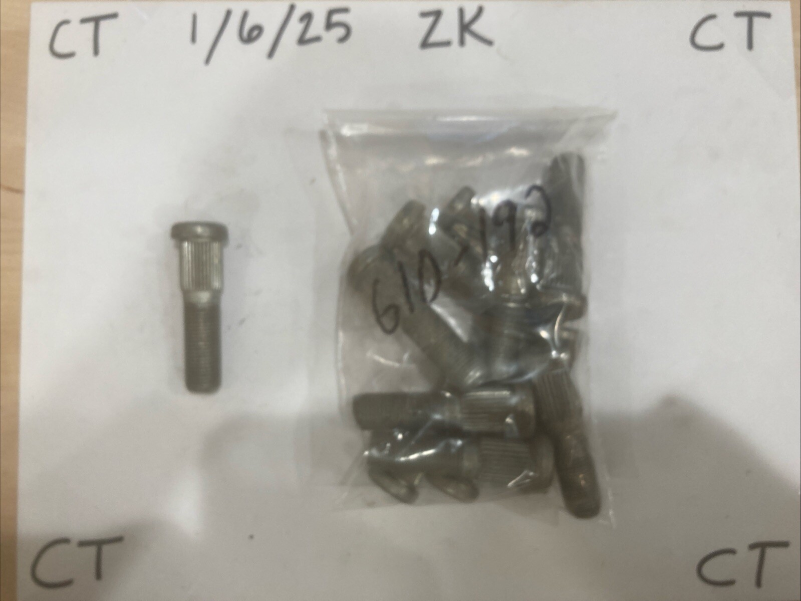 Wheel Lug Stud-Stud/Bolt Dorman 610-192 (SOLD INDIVIDUALLY)