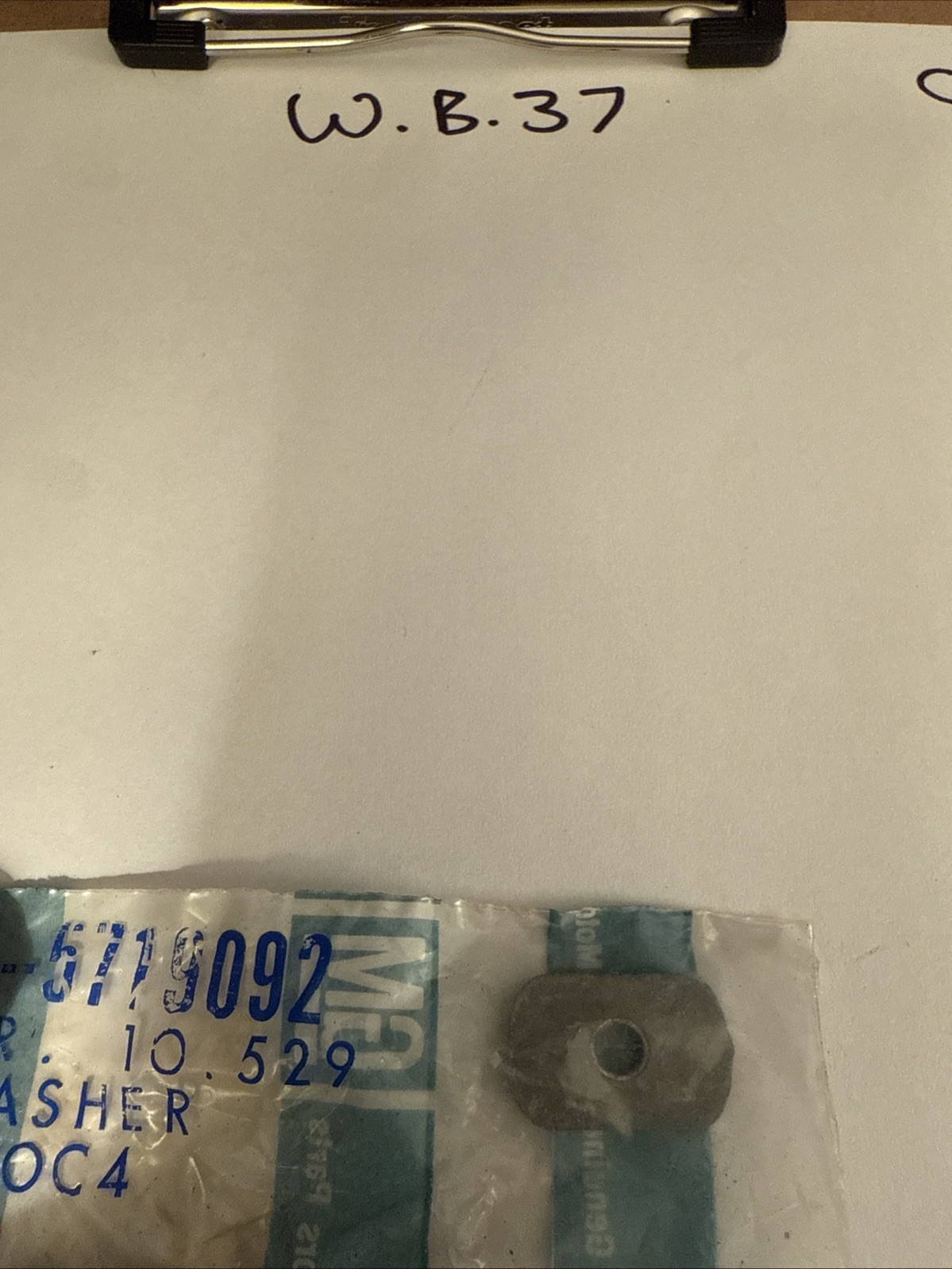 (1) GM NOS Door Handle Stop Washer Part # 5719092 Sold Individually