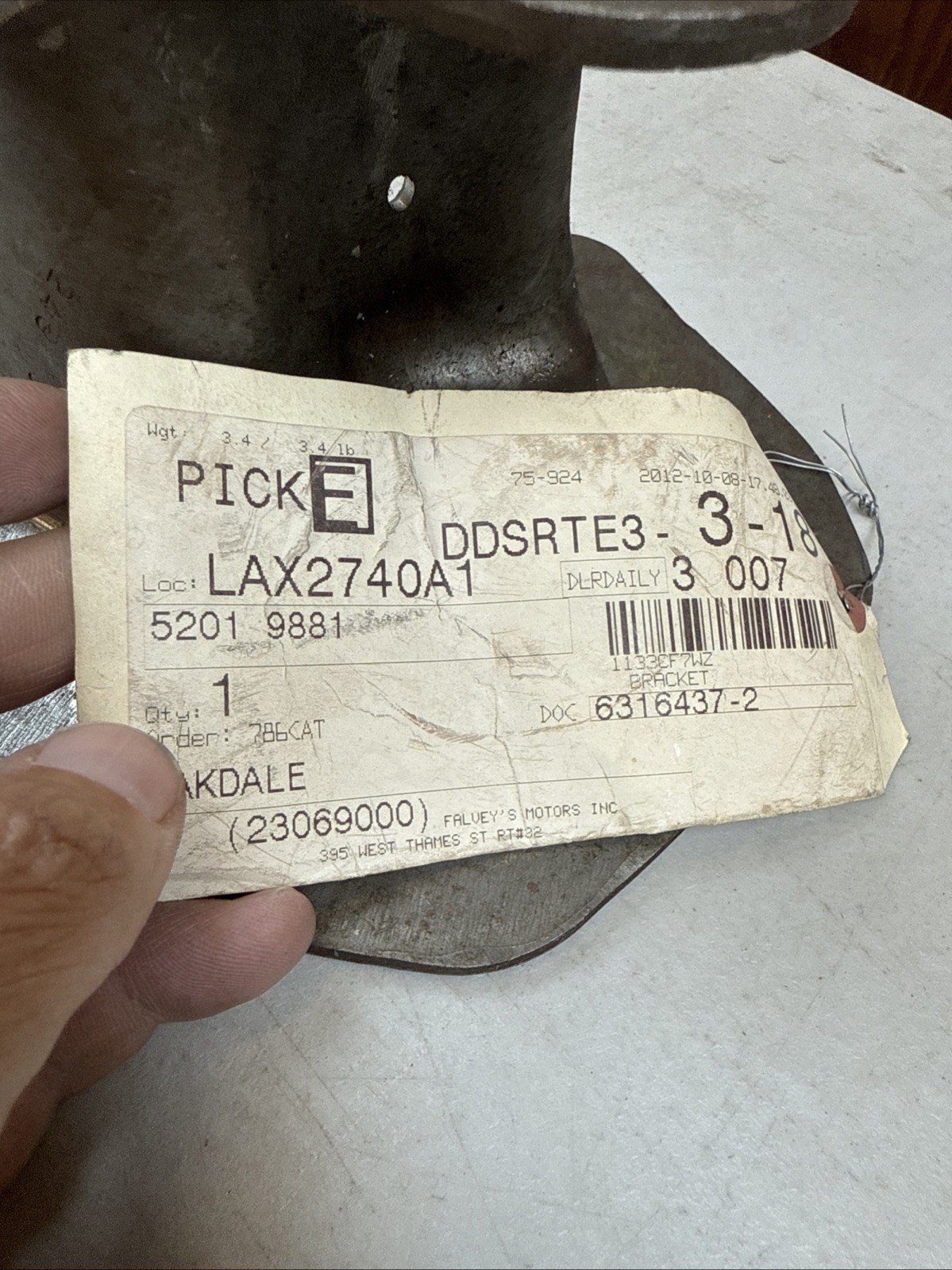 (1) Genuine Mopar Spring Shackle Left Rear 52019881 Nos OEM - Image 5