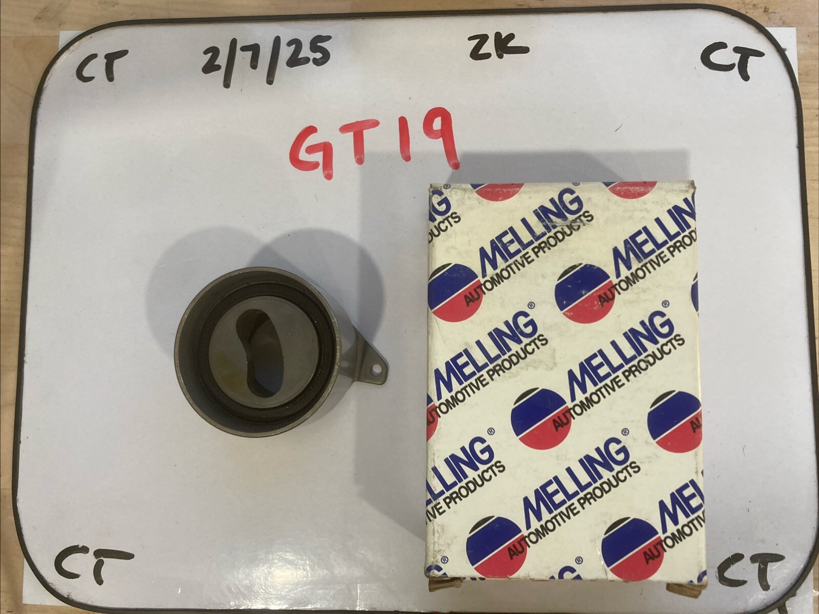 (1) Melling BT166 Timing Belt Tensioner For 1987-1993 Mazda 626 MX6 2.2L Turbo