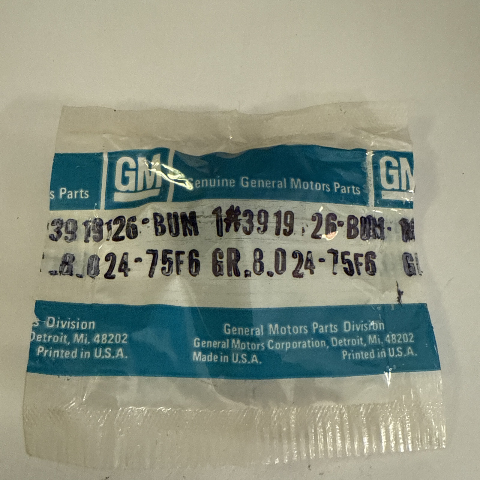 1 NOS 1967-1977 Chevy Camaro Chevelle Nova Impala Hood To Fender Bumpers 3919126 - Image 3