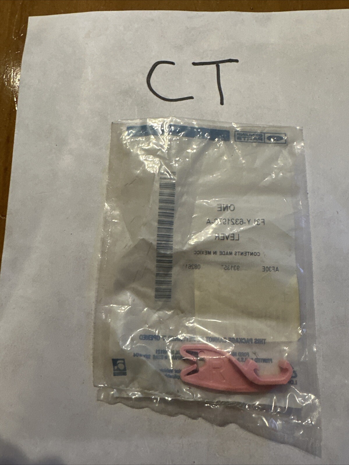 (1) New Genuine OEM Swordfish Ford Right Hand Door Lock Pawl F3LY-6321970-A - Image 3