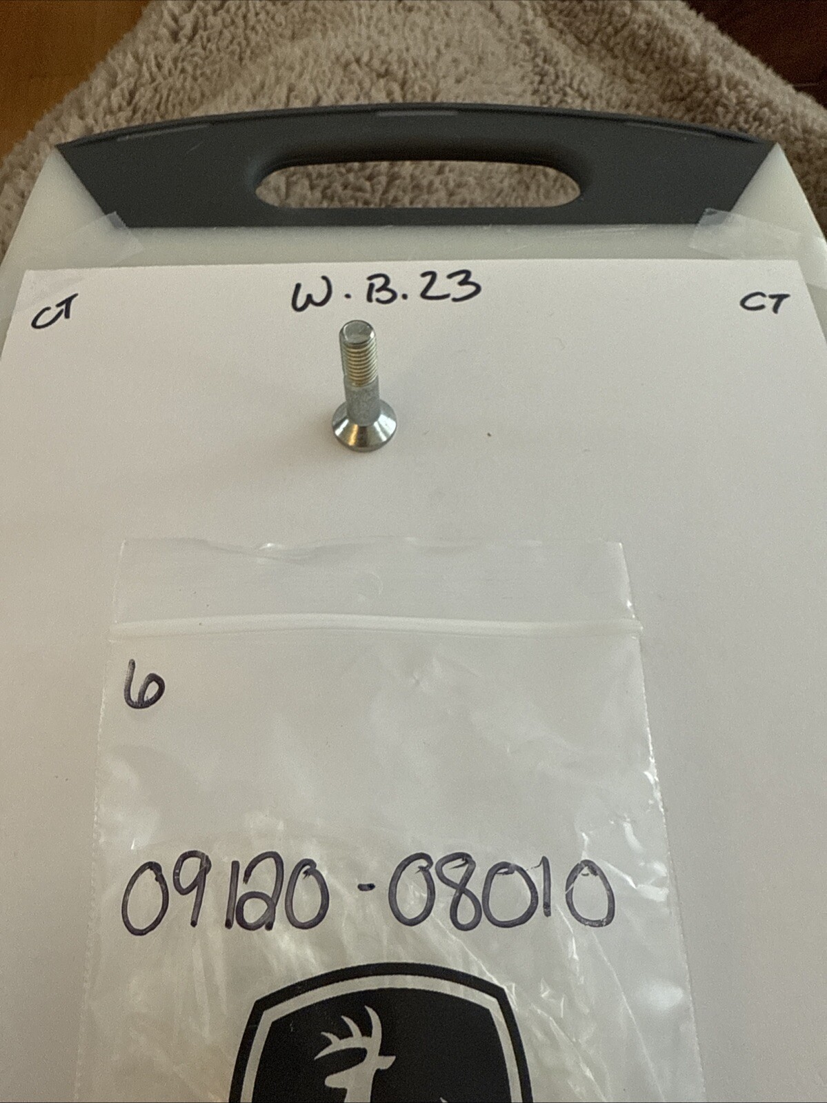 (1) Suzuki SCREW 09120-08010 OEM NEW Sold Individually