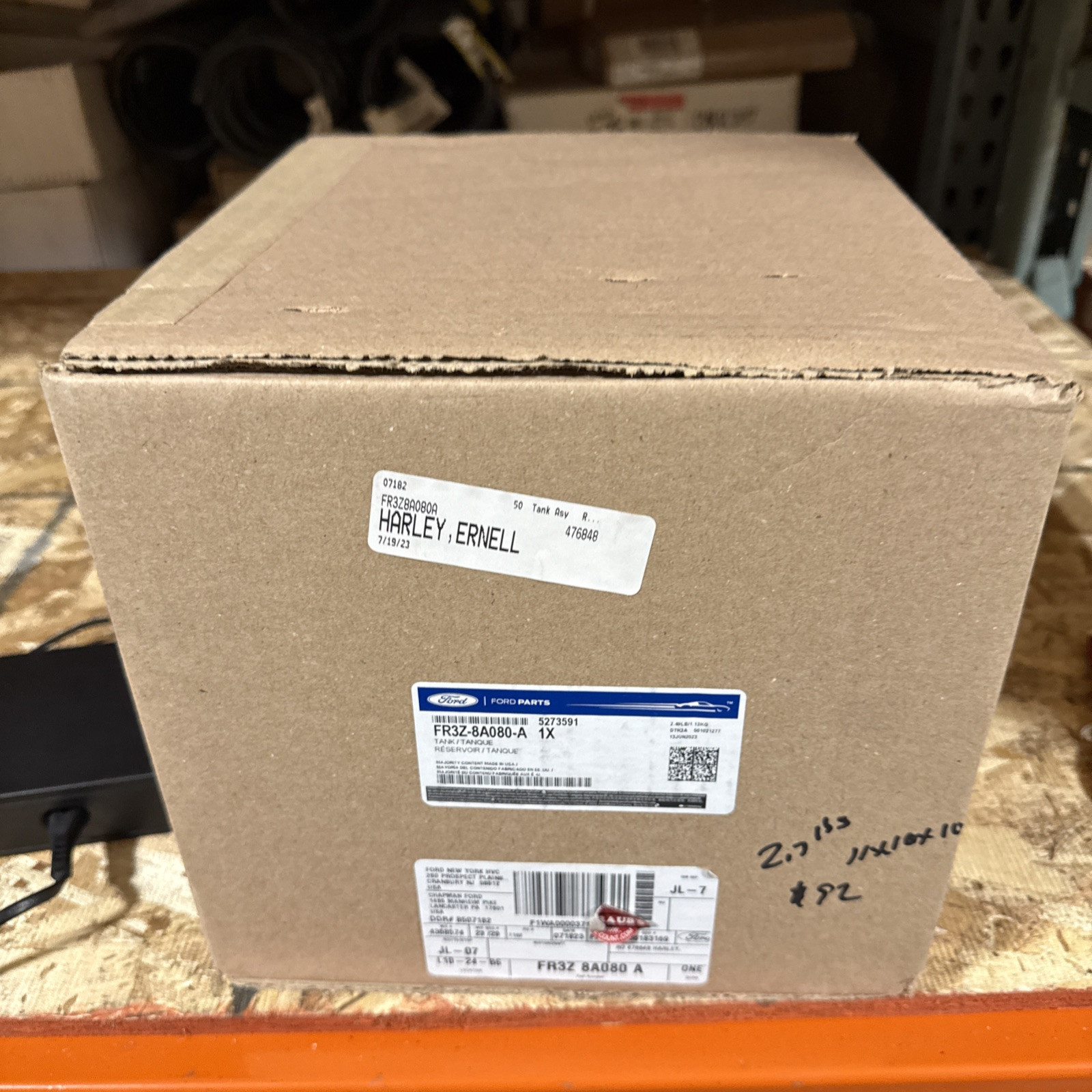 15 thru 23 Mustang OEM Ford Radiator Coolant Overflow Bottle Tank FR3Z-8A080-A - Image 3