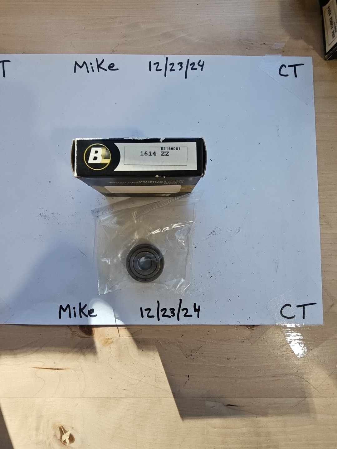 1614-ZZ Shielded Radial Ball Bearing 3/8 ID X 1-1/8 OD X 3/8 Wide Bearings Limit - Image 4