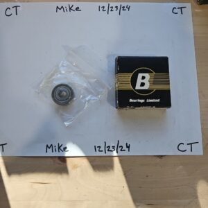 1614-ZZ Shielded Radial Ball Bearing 3/8 ID X 1-1/8 OD X 3/8 Wide Bearings Limit