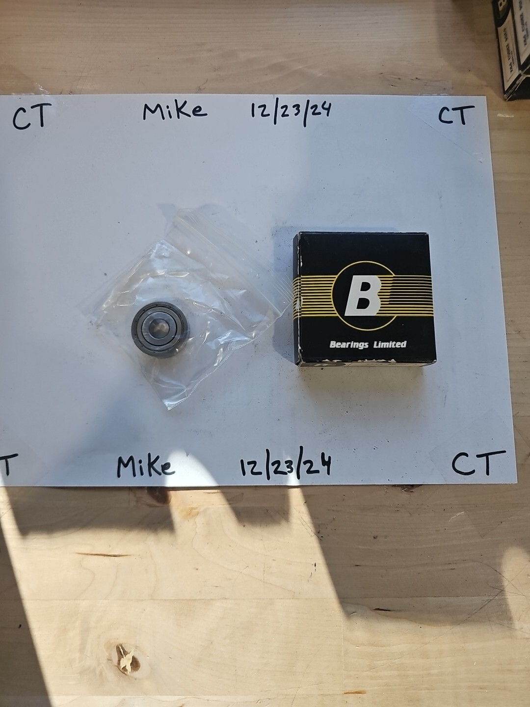 1614-ZZ Shielded Radial Ball Bearing 3/8 ID X 1-1/8 OD X 3/8 Wide Bearings Limit