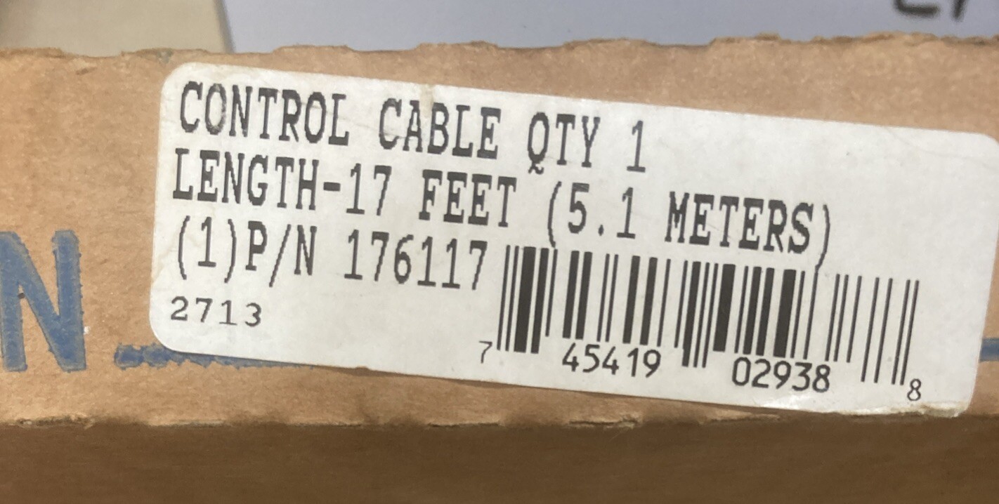 176117, 0176117, Stern Drive Control Cable 17 ft. (5.1m), OMC - Image 3