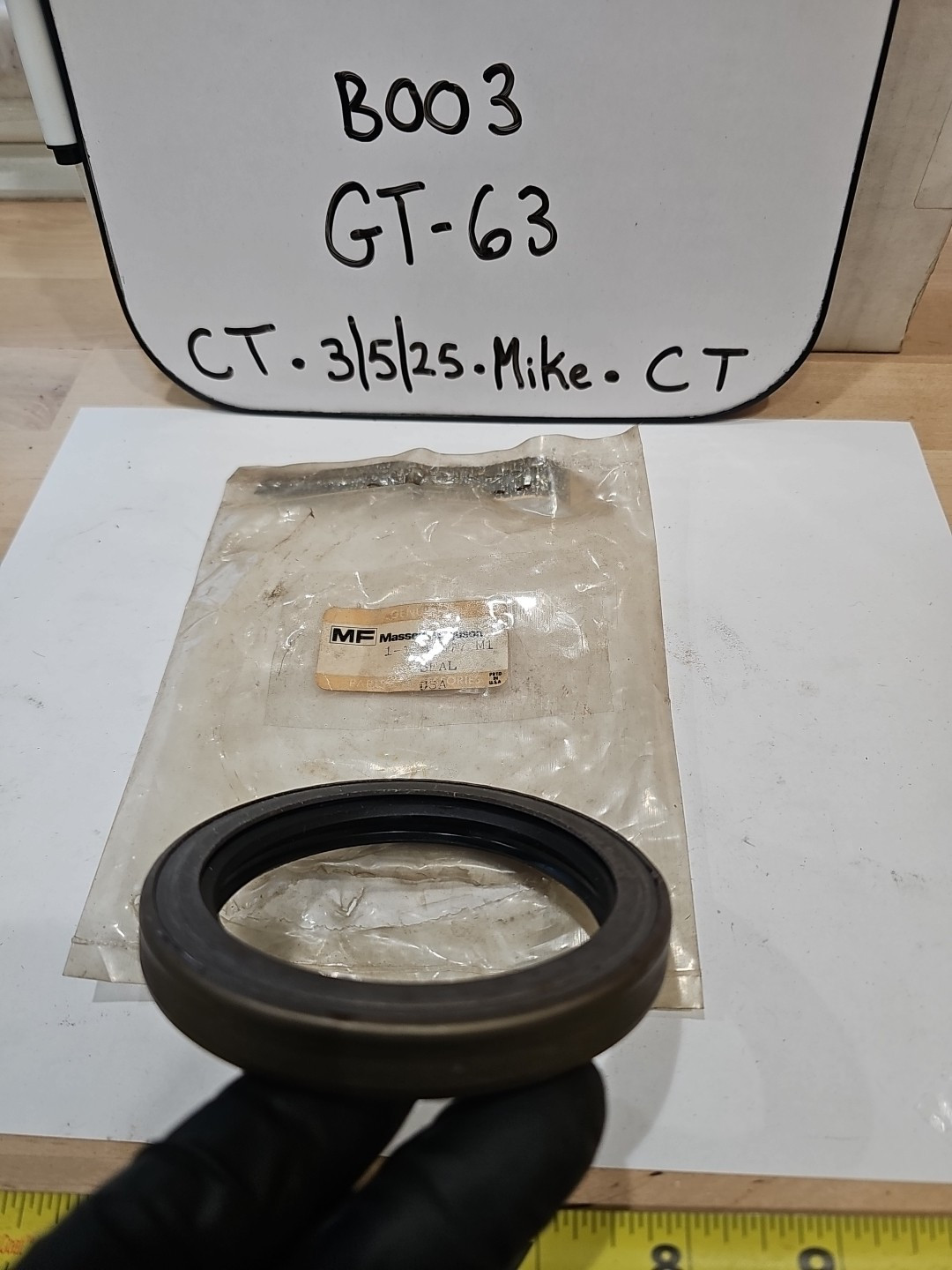 195677M1 Rear Axle Outer Seal Fits Massey Ferguson MF 35 50 135 150 230 231 235 - Image 3