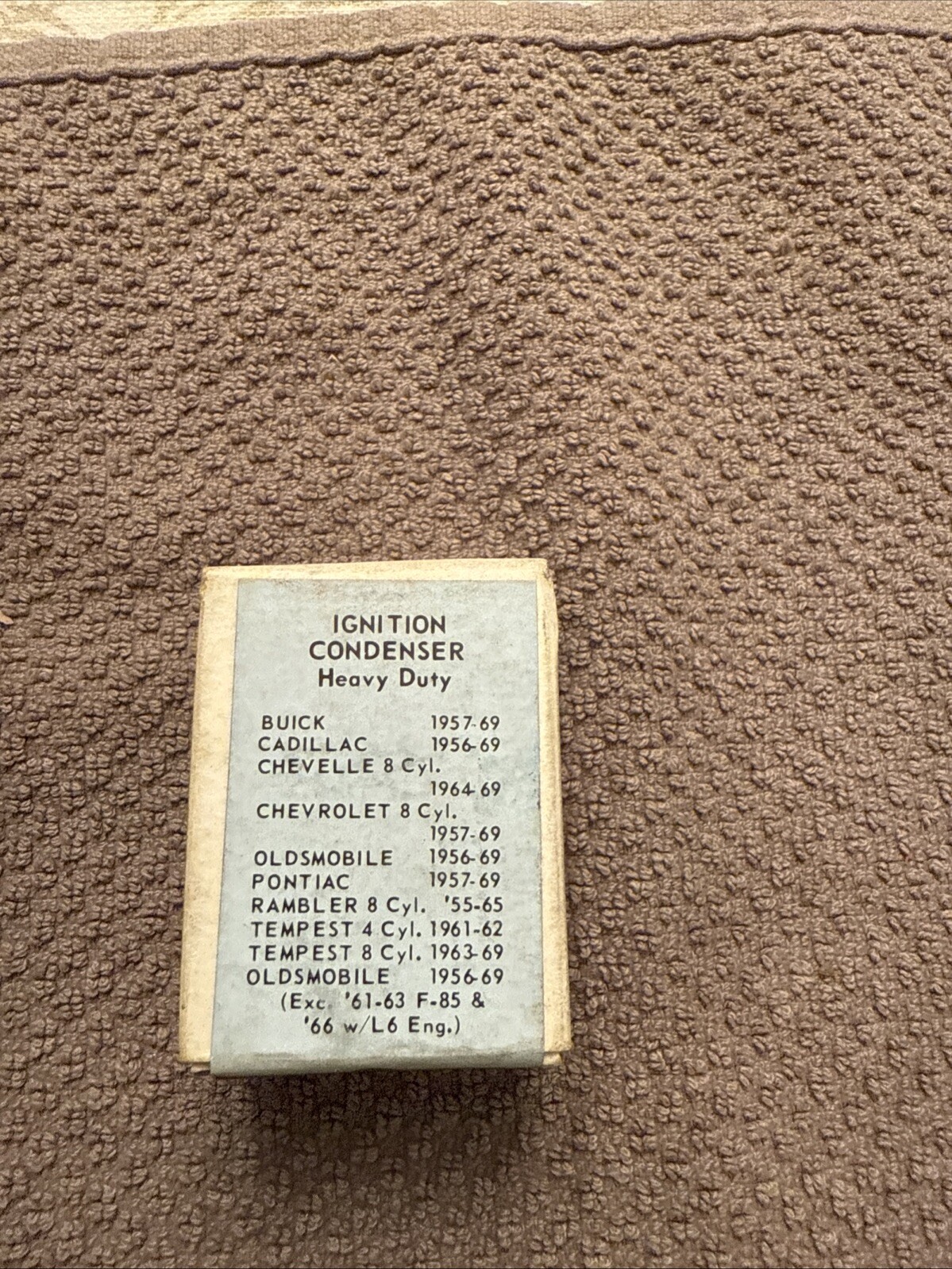 1957-70 Condenser Preferred 51K 1932004 D204) BUICK CHEVY CORVETTE OLDS #725 - Image 3