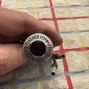 1960's FOMOCO FORD, MERCURY, EMERGENCY WARNING FLASHER LAMP BEZEL, NEW OLD STOCK