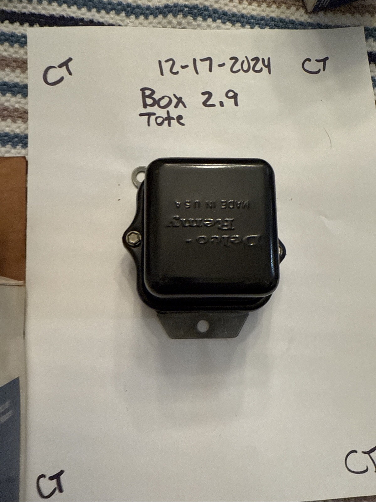 1963-1970 Corvette Nos GM Delco Voltage Regulator 1119515 8A