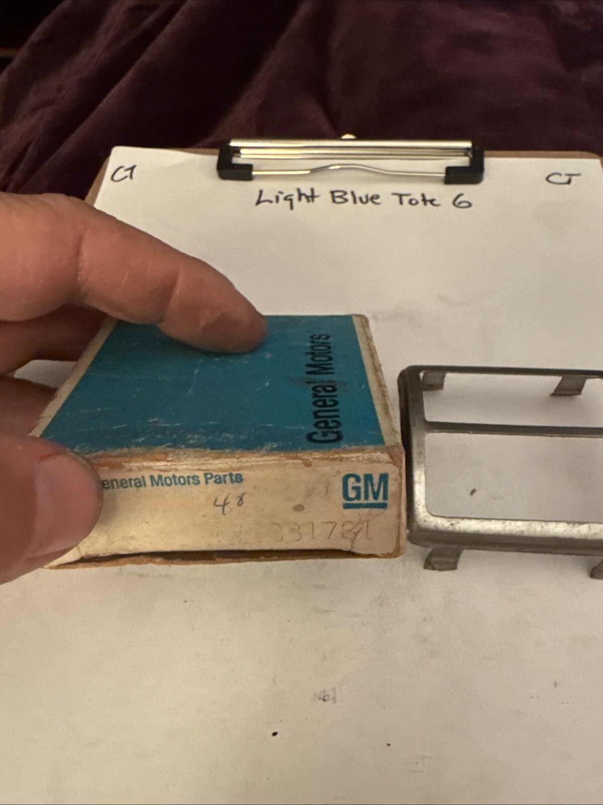 1965 1966 1967 1968 1969 1970 Chevy Chevrolet Impala NOS Parking Brake Trim - Image 3