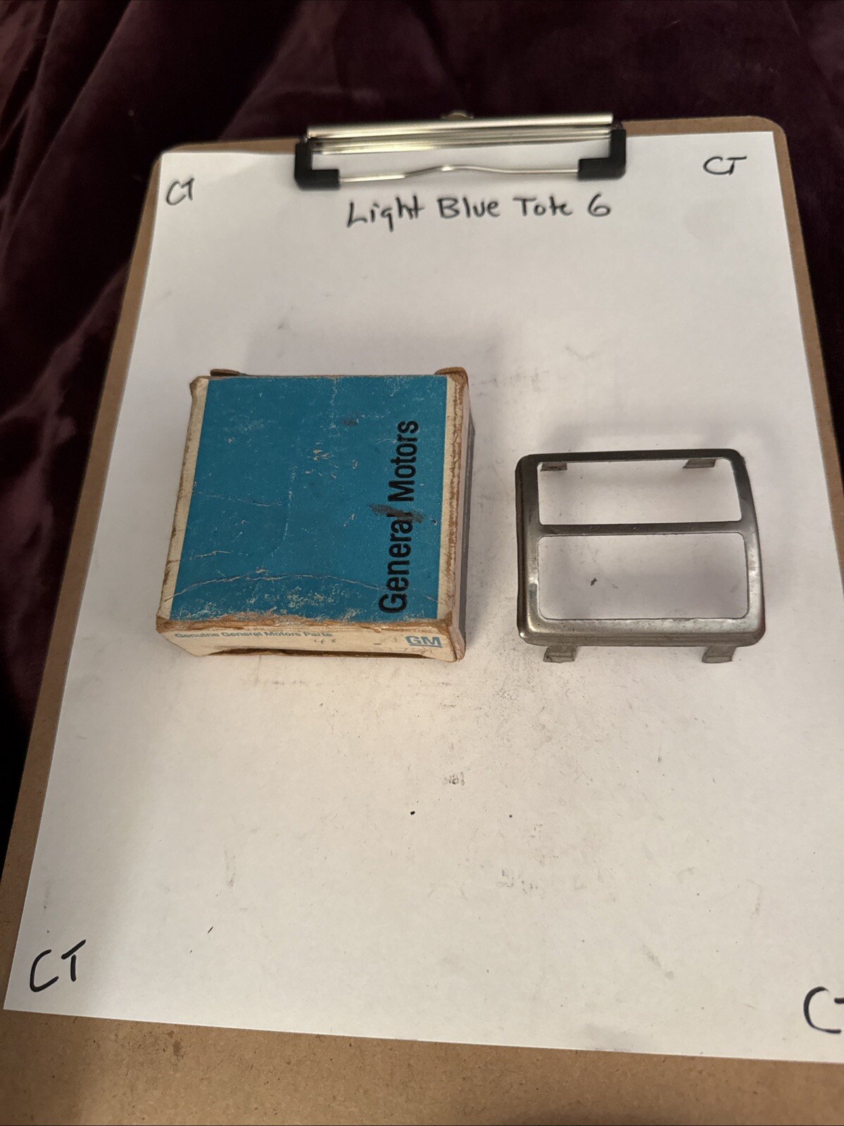 1965 1966 1967 1968 1969 1970 Chevy Chevrolet Impala NOS Parking Brake Trim