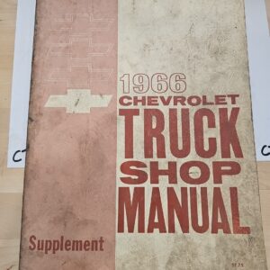 1966 Chevrolet Chevy Truck Shop Service Manual Supplement ST75