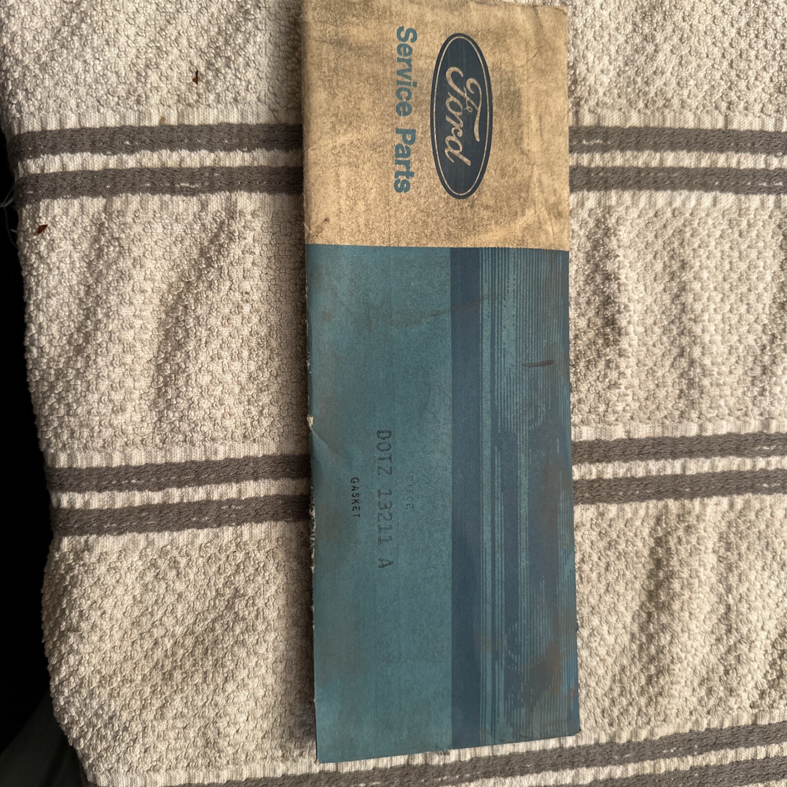 1970-1972 Ford F100 F250 Front Park Light Lens Gasket D0TZ-13211-A New