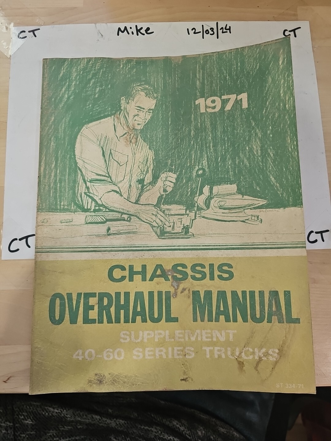 1971 CHASSIS OVERHAUL MANUAL SUPPLEMENT 40-60 SERIES TRUCKS REPAIR MANUAL