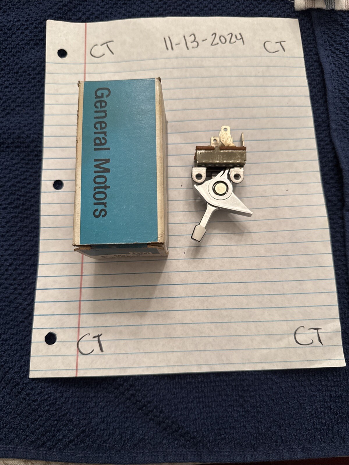 1973-1977 Chevy Chevelle Monte Carlo Malibu NOS GM AC Heater Switch 336408