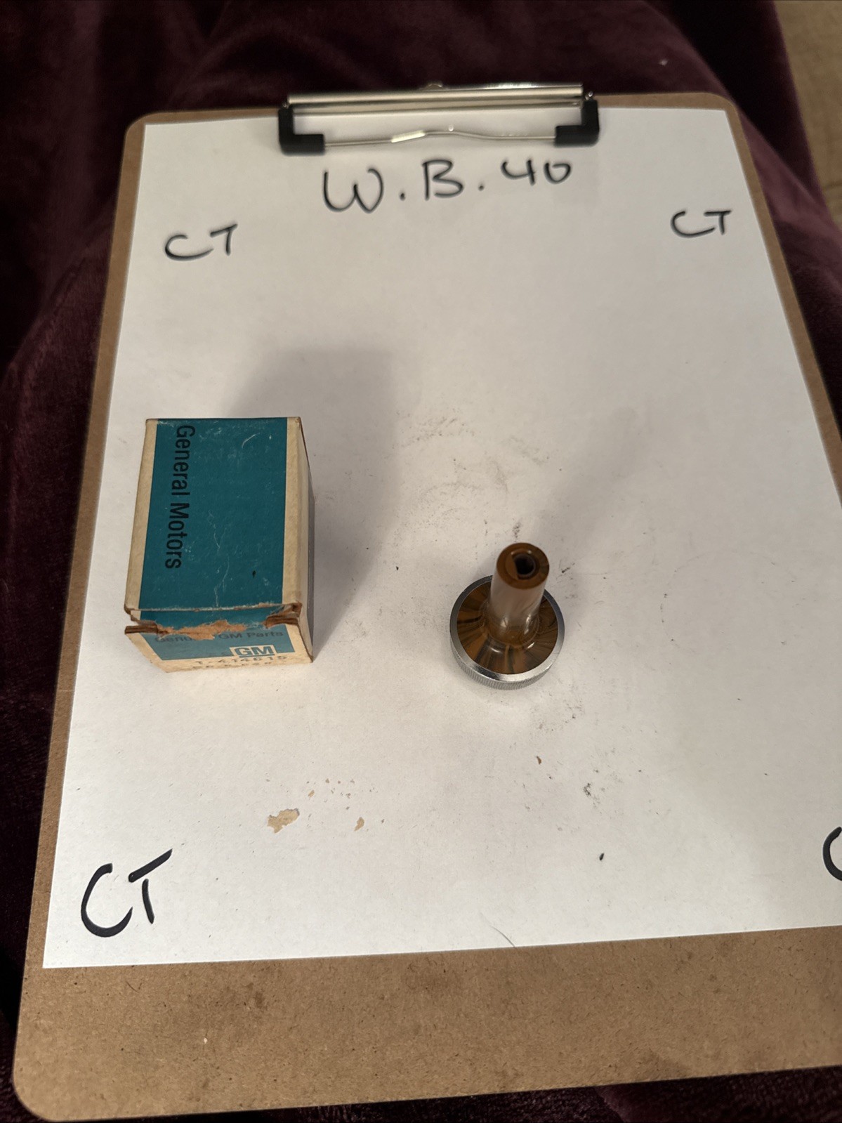 1974-1979 Oldsmobile NOS Radio Tuning & Volume Control Knob Genuine GM 414615