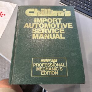 1981 Chilton Import Automotive Service Manual 7061 Professional Mecanics Edition