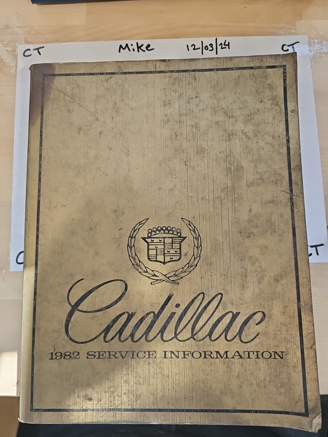 1982 Cadillac Service Information repair guide Manual Original Shop Used BOOK