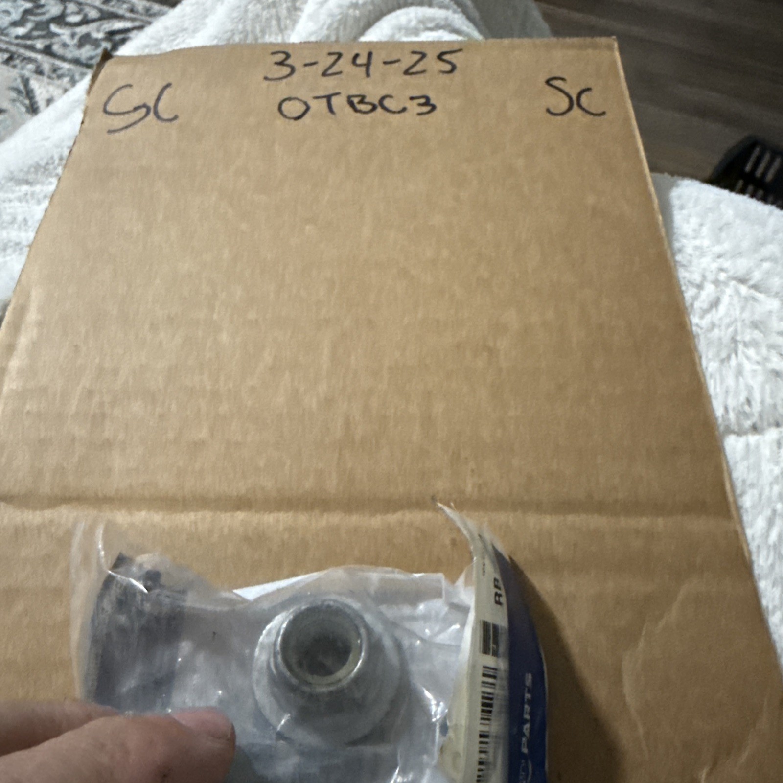 (1)FORD OEM 04-17 Expedition Steering Gear Linkage-Outer Tie Rod Nut W707251S441 - Image 3