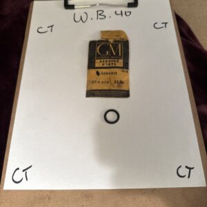 (1)NOS 1952-58 Oldsmobile 53-54 Chevy W/P.S. ORING Steering Gear Oil Hose Return