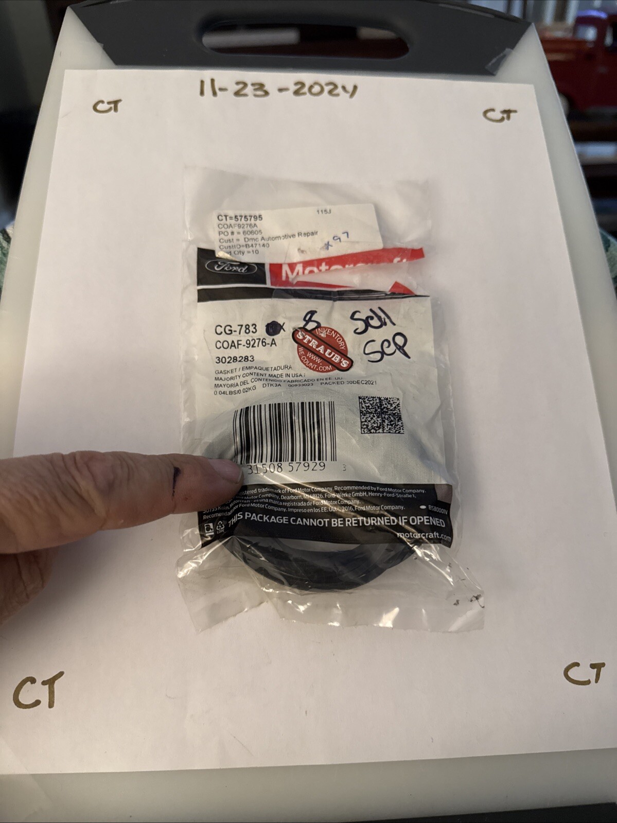 1X Genuine OEM Ford Fuel Pump Tank Seal COAF9276A