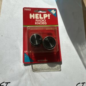 2 PK MOTORMITE / DORMAN 76952 REPLACEMENT PLASTIC RADIO KNOBS UNIVERSAL FITMENT