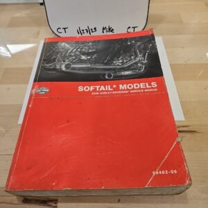 2006 Harley-Davidson Softail Models Official Factory Service Manual 99482-06