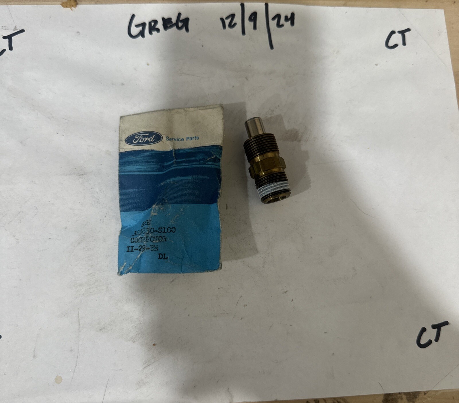 390029-S100 Ford Service Part - Connector -