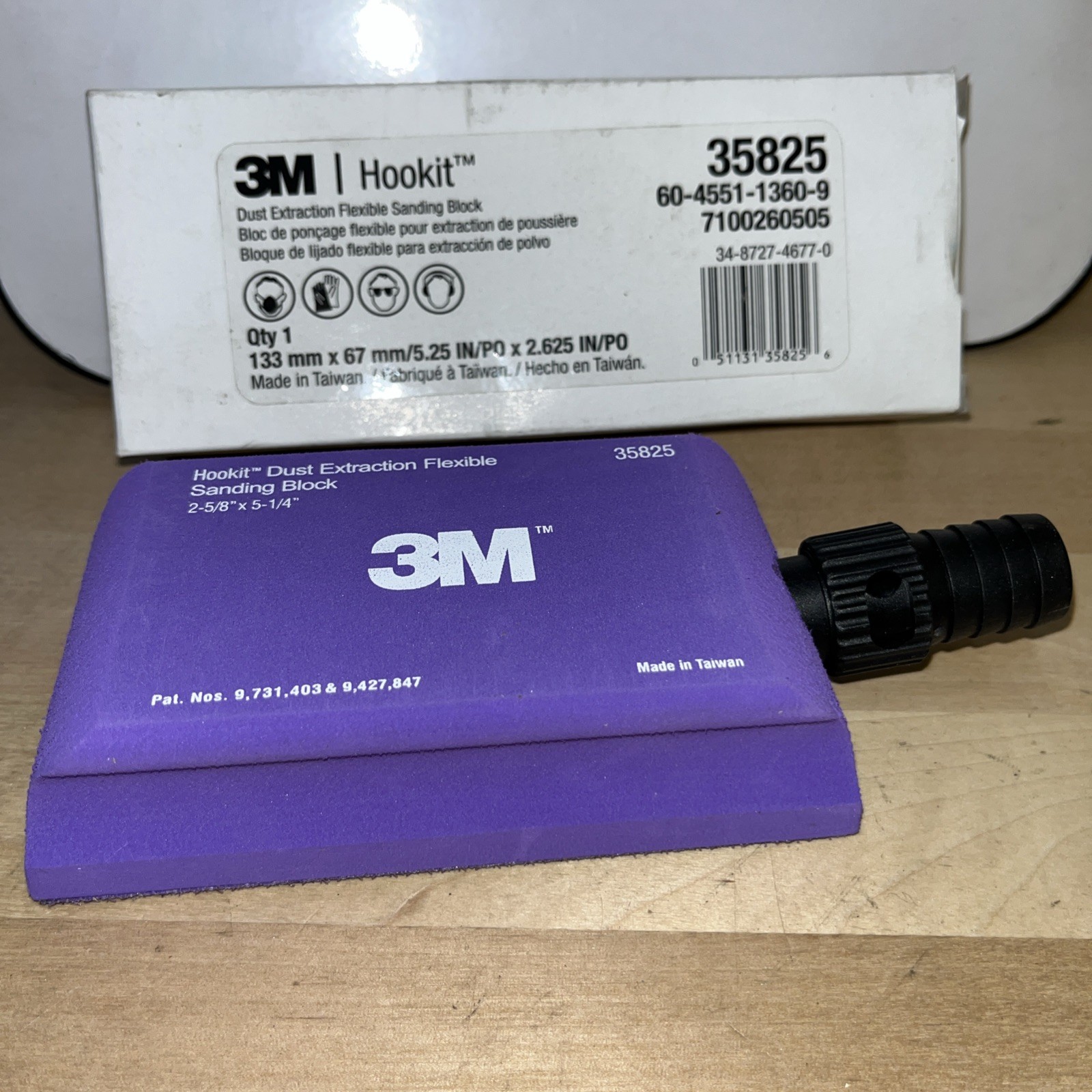 3M Hookit Dust Extraction Flexible Sanding Block 35825 - Image 3