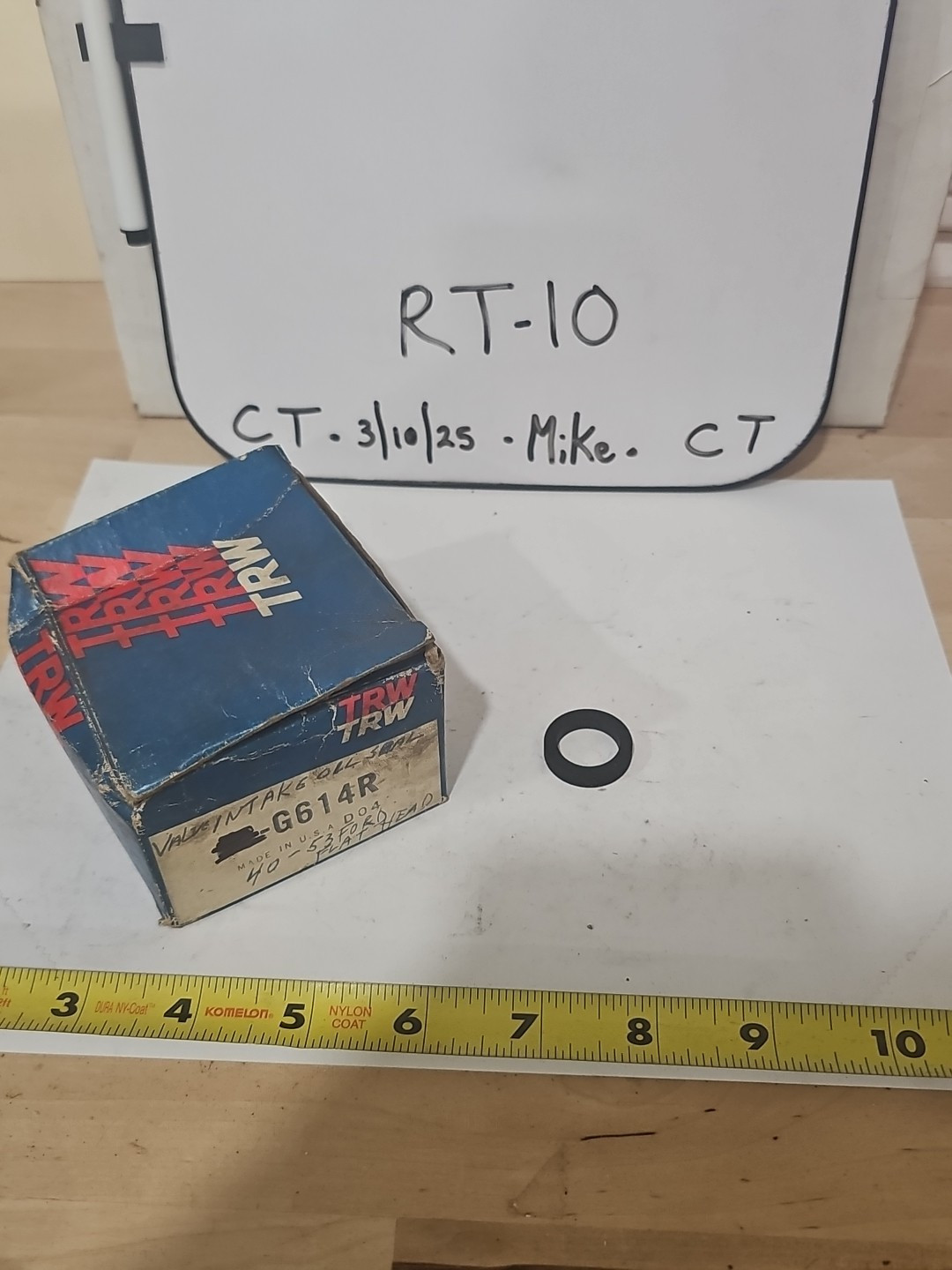 '48-'53 Ford/Mercury V8 Engine Valve Stem Oil Seal TRW G614R Sold Individually - Image 4