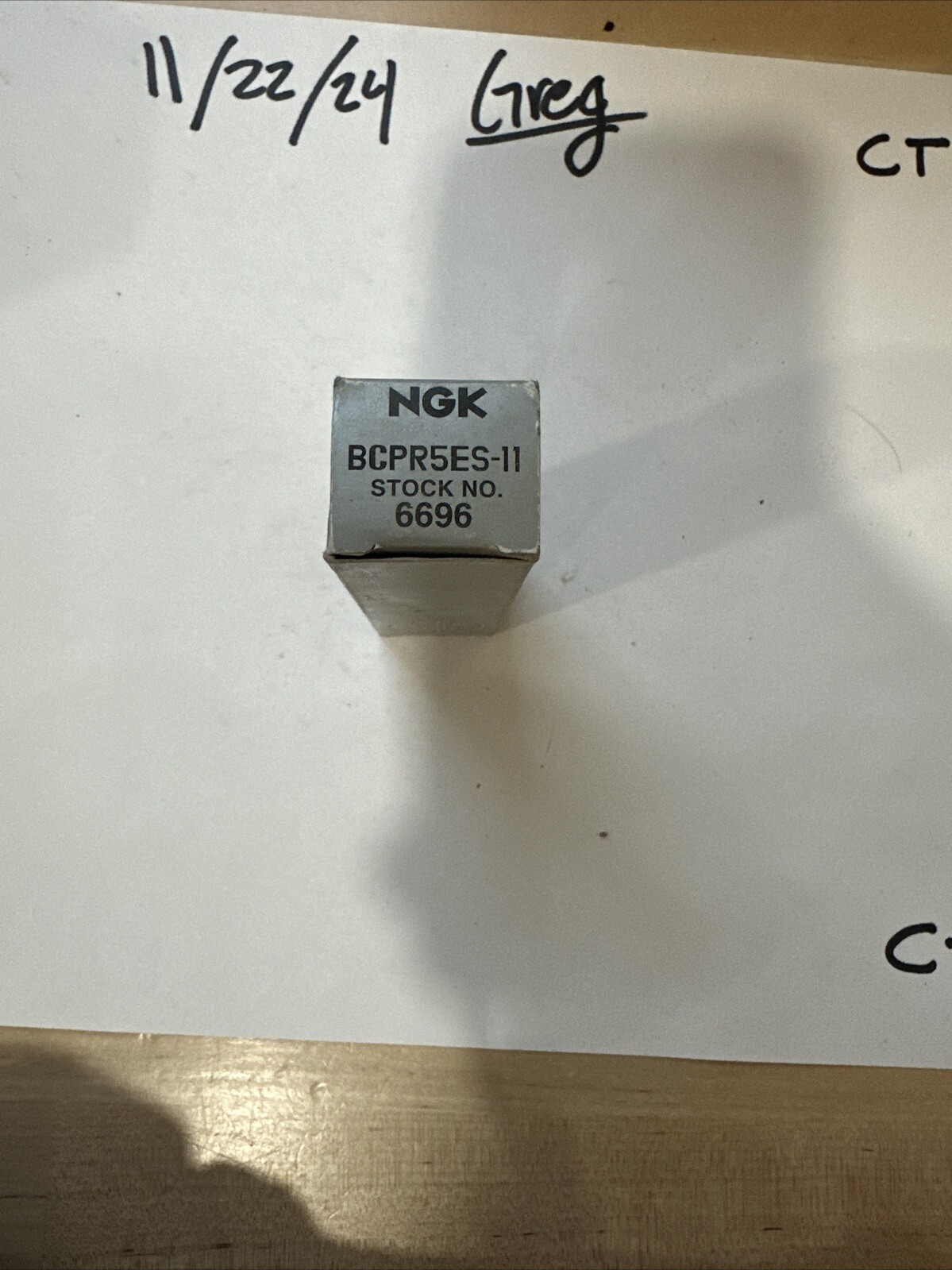 6696 NGK BCPR5ES-11 Spark Plug Qty 1 Piece