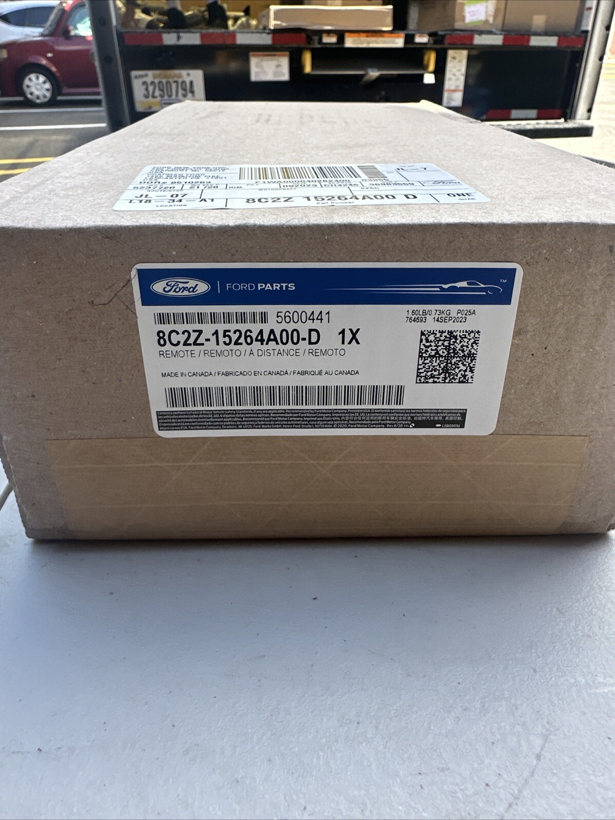 92 thru 18 Econoline E150 E250 OEM Ford RH Side Hinged Cargo Door Latch w/ Cable