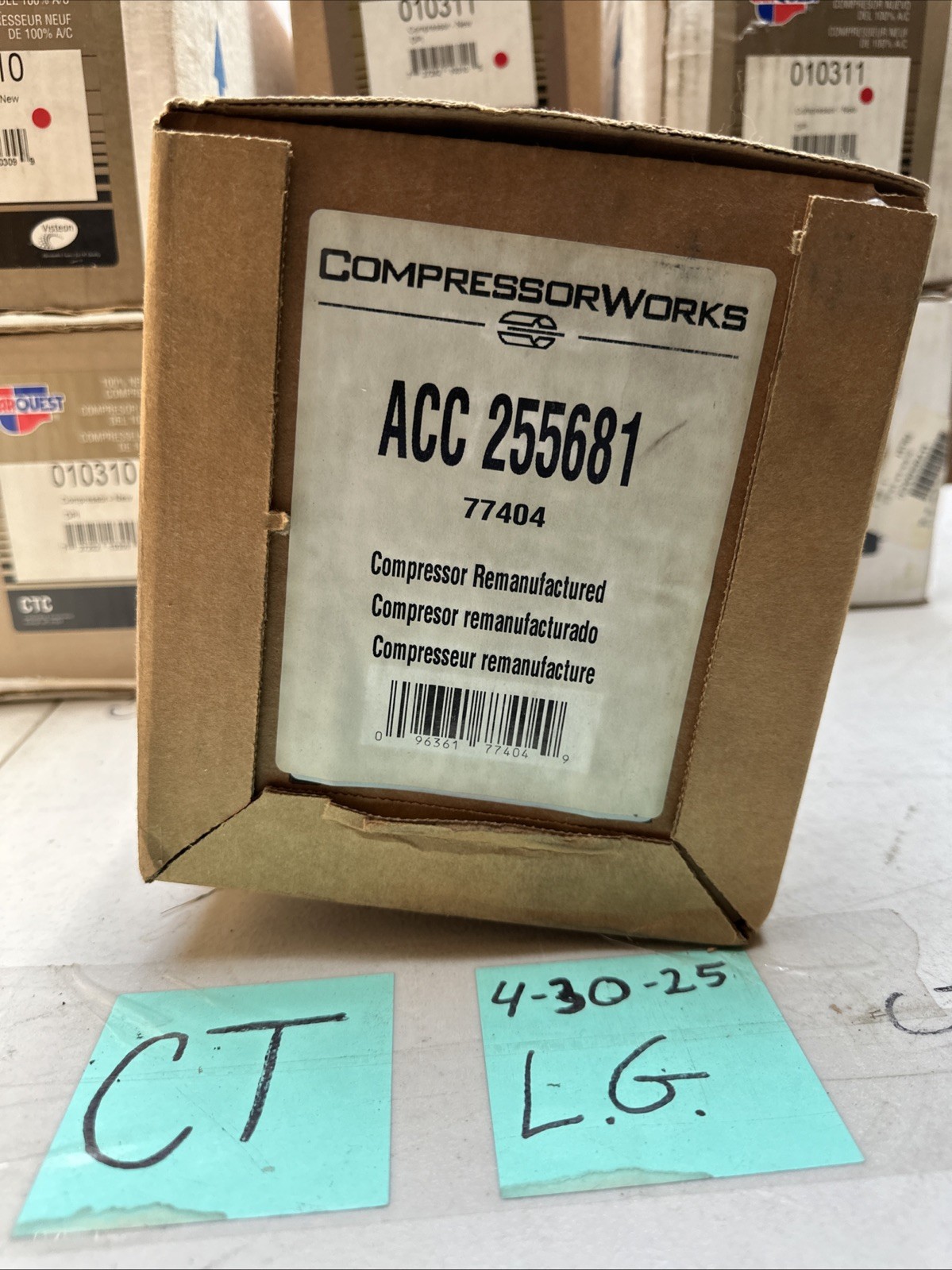 A/C Compressor 77404 Fits Nissan Versa 07-10 ACC 255681